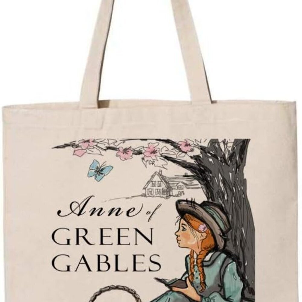 Literary Canvas Tote Bag Eco Friendly Book Design Unisex Market Bag View 2